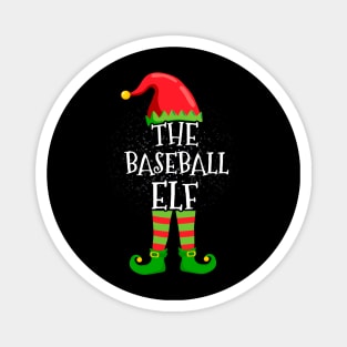 Baseball Elf Family Matching Christmas Group Funny Gift Magnet